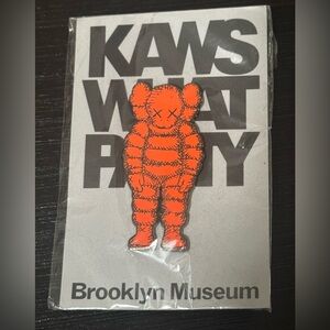 KAWS Brooklyn Museum Exhibit Button